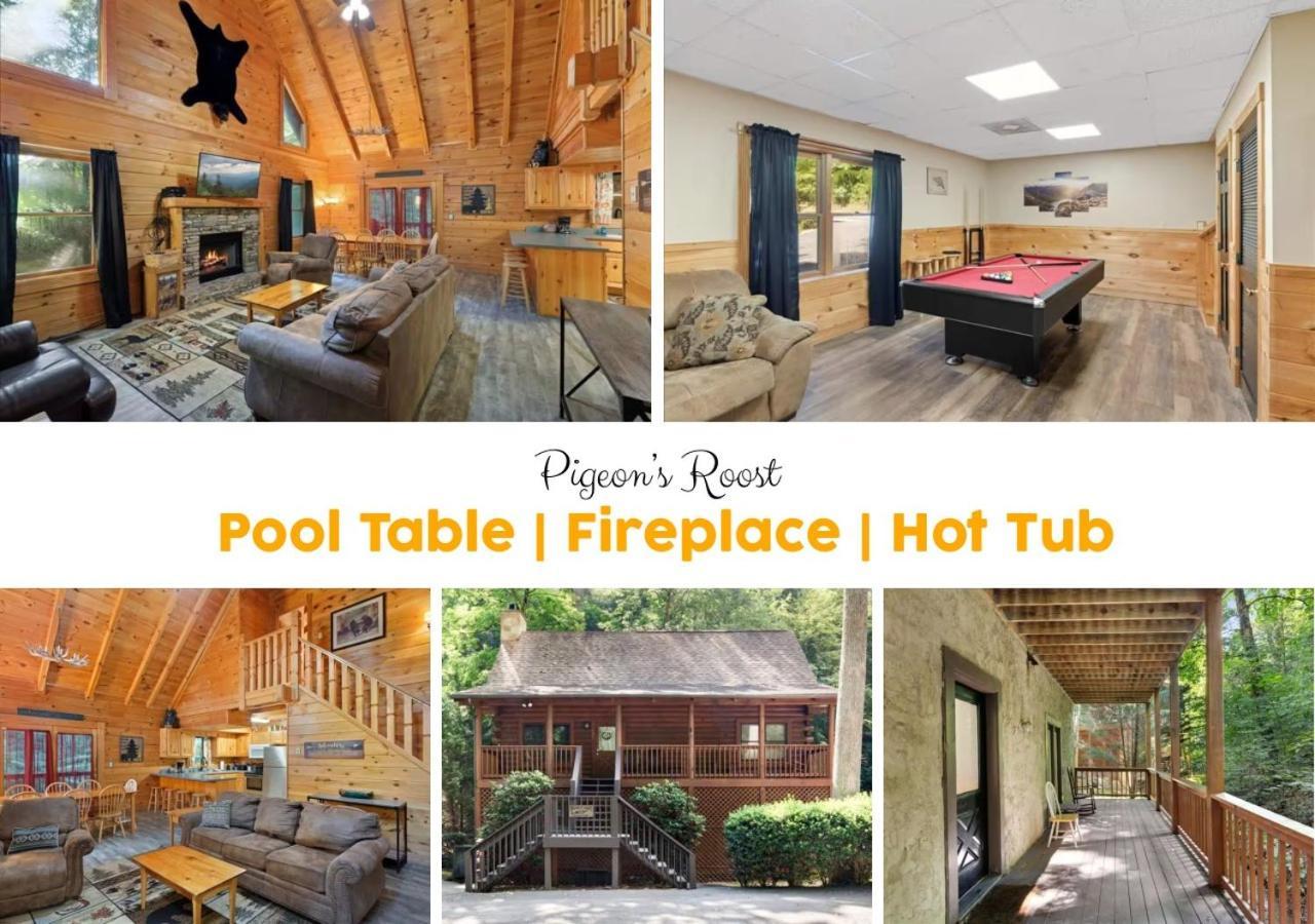 5Br Smoky Cabin Hot Tub, Games, 1 Mi To Parkway Pigeon Forge Exterior photo